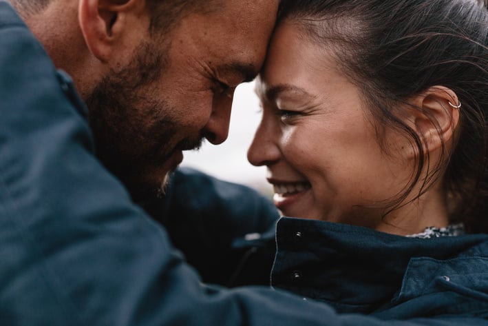 Young Mixed Race Couple 